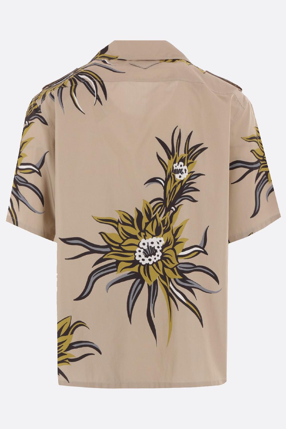 PRADA Camicia Bowling In Popeline Lilium