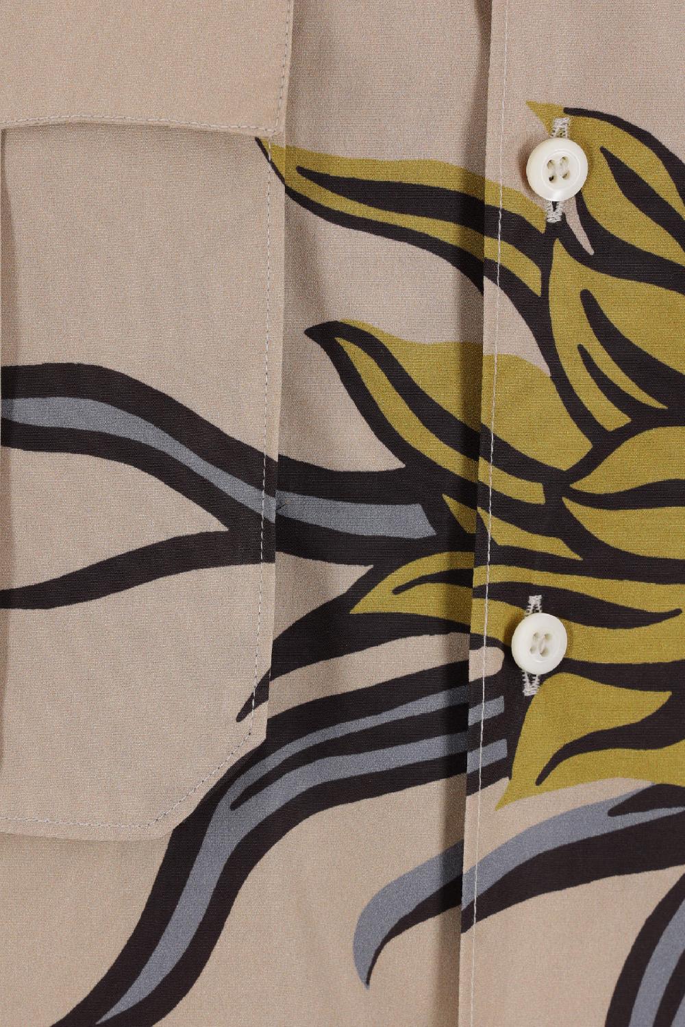 PRADA Camicia Bowling In Popeline Lilium