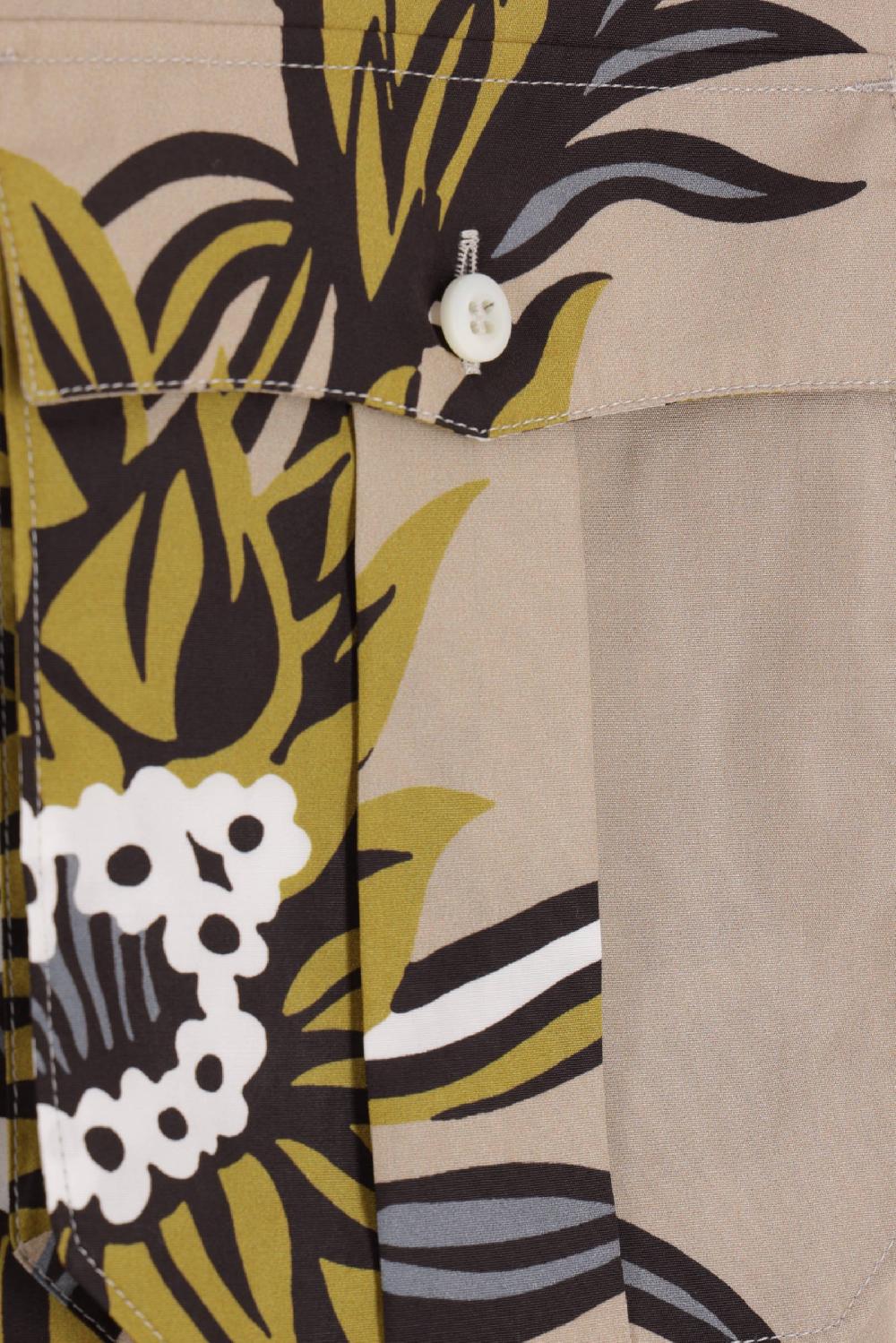 PRADA Camicia Bowling In Popeline Lilium