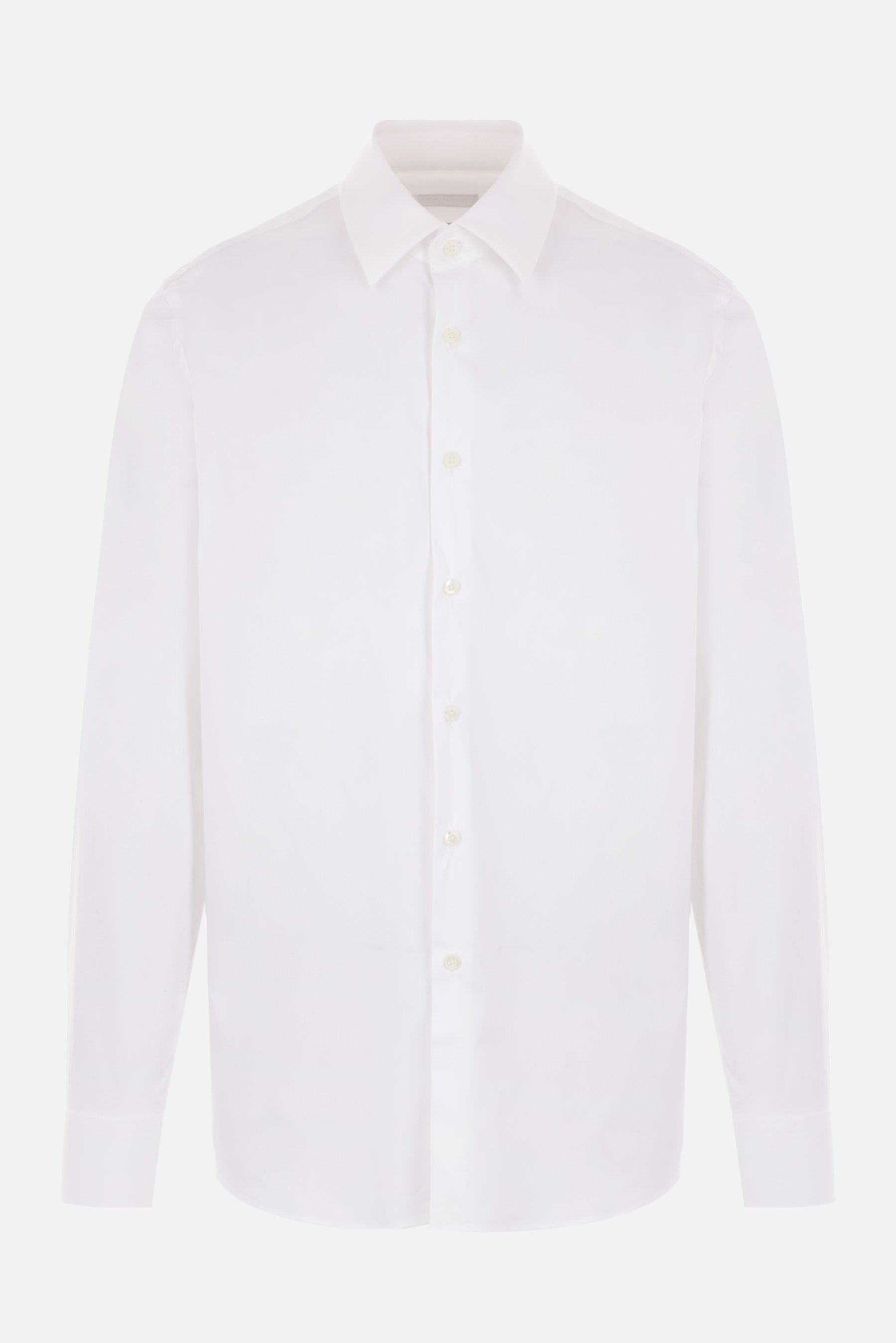 PRADA Camicia In Popeline Stretch