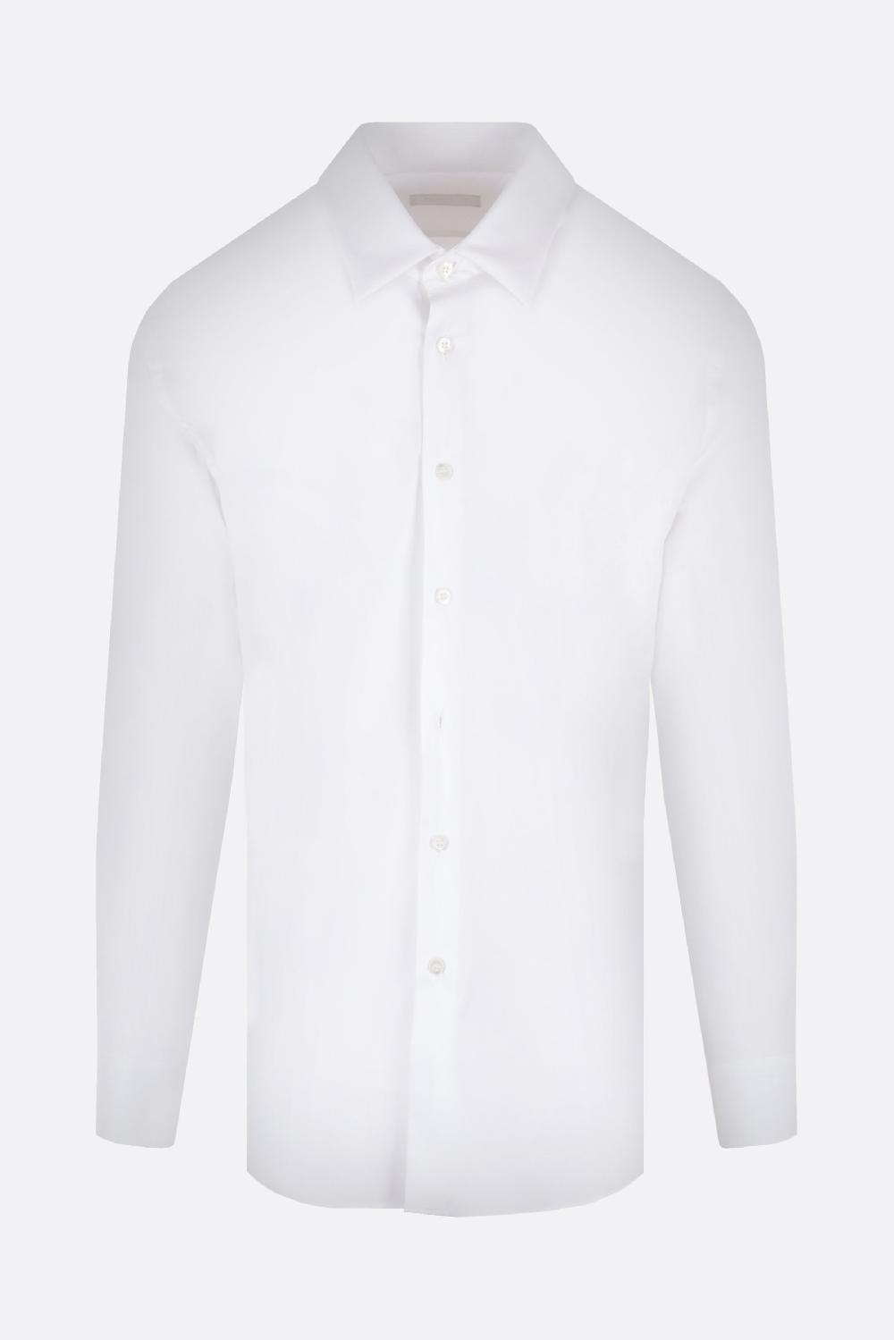 PRADA camicia loose-fit in popeline