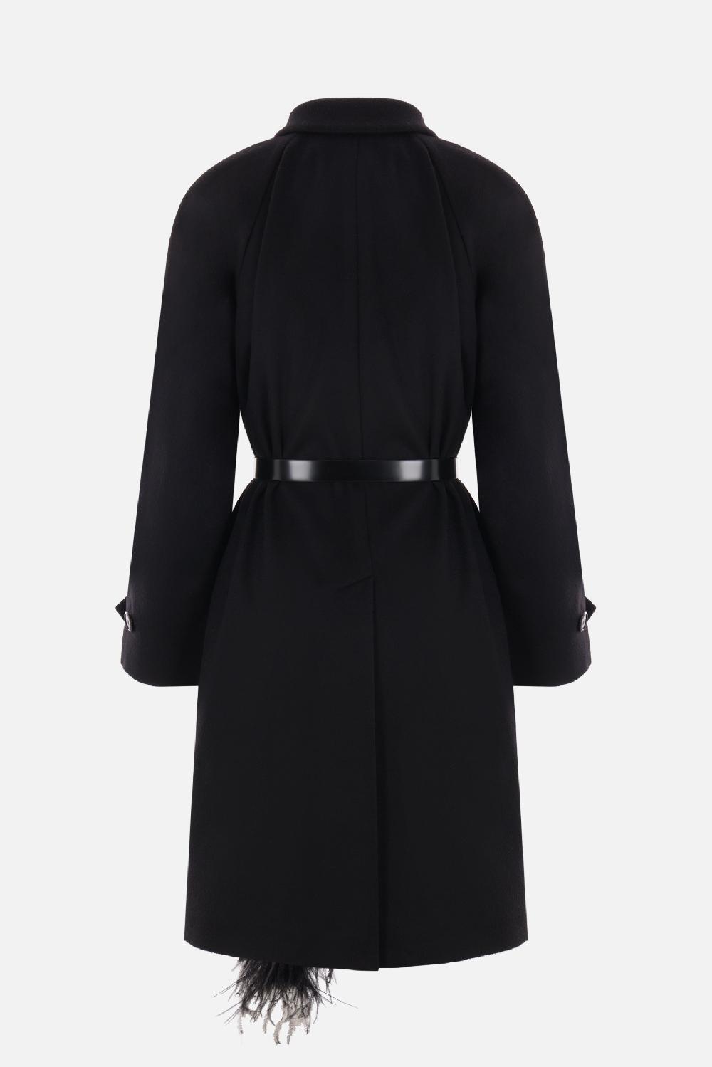 PRADA Cappotto Monopetto In Cashmere