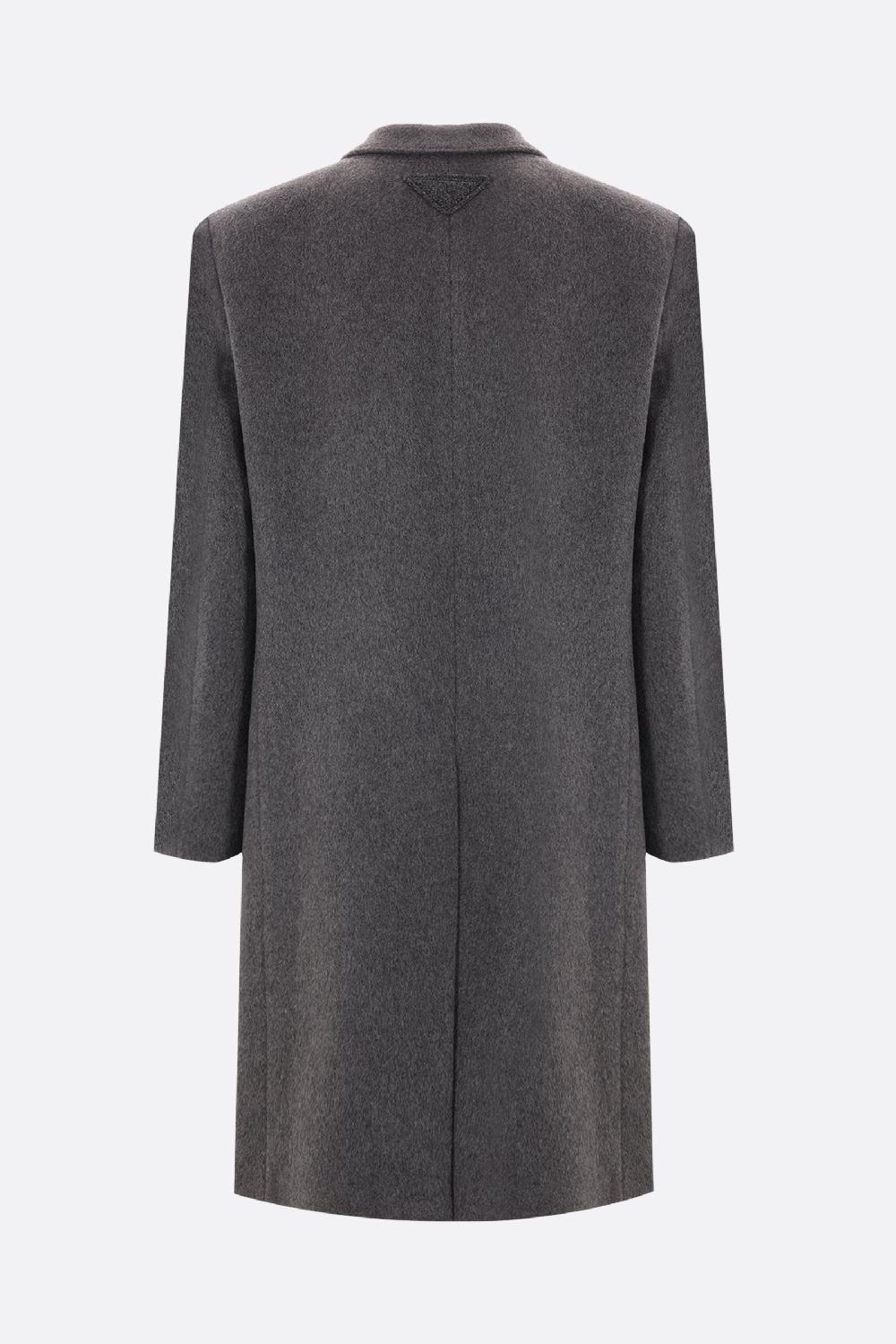 PRADA Cappotto Monopetto In Lana