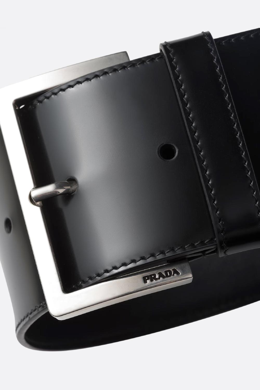 PRADA Cinturino Per Borsa In Pelle Spazzolata