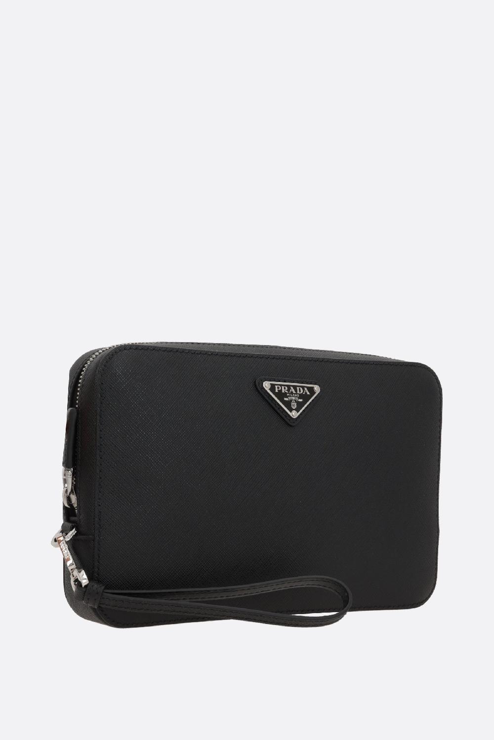 PRADA Clutch In Pelle Saffiano