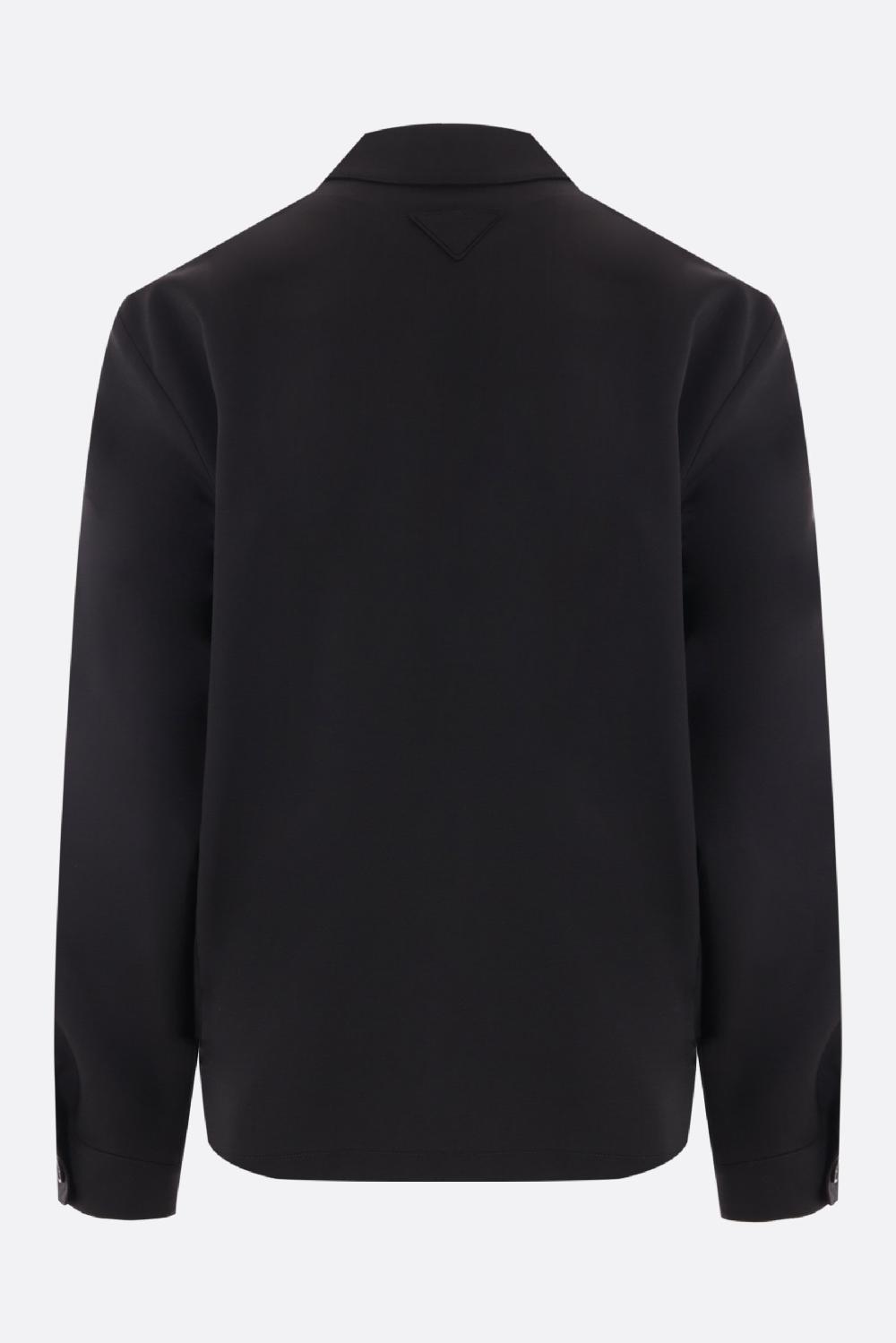 PRADA Giacca-camicia In Lana E Mohair