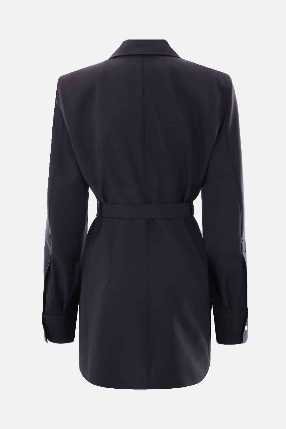 PRADA Giacca-camicia Monopetto In Lana E Mohair