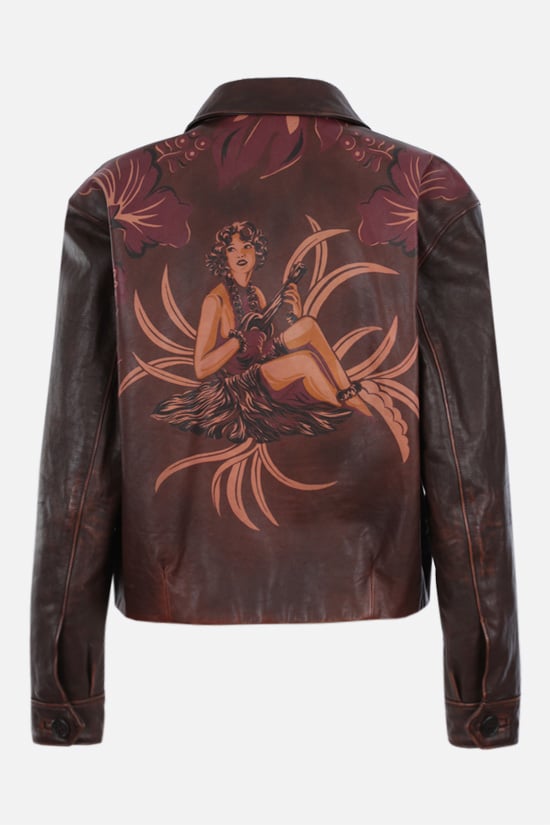 PRADA Giacca In Pelle Vintage