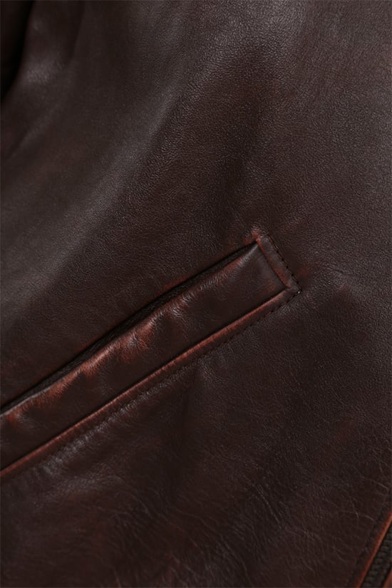 PRADA Giacca In Pelle Vintage