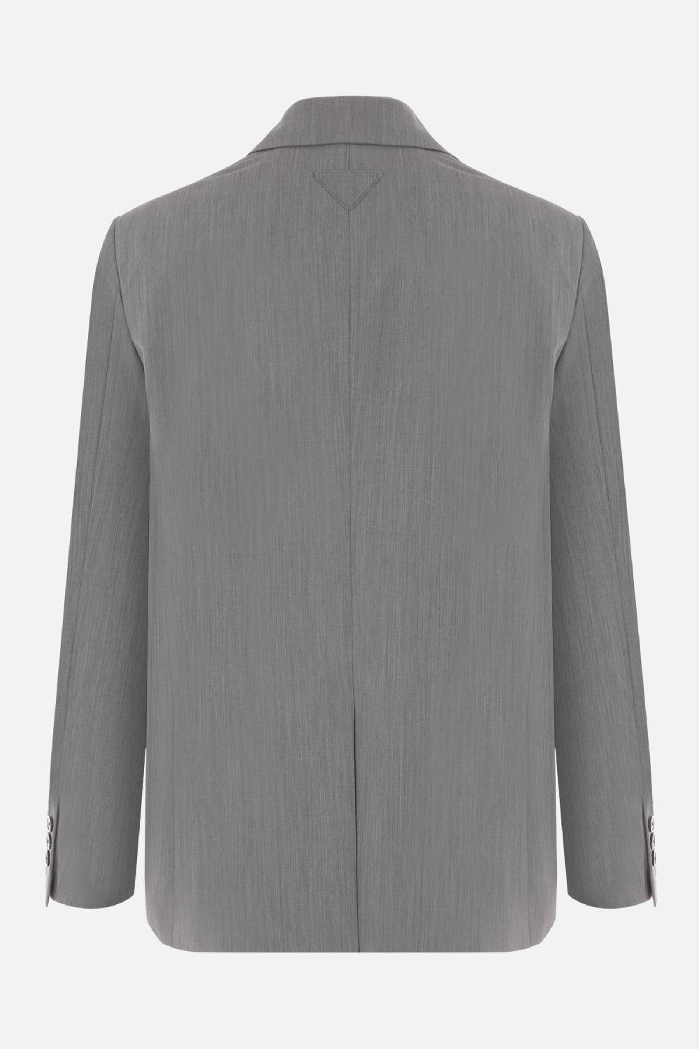 PRADA Giacca Monopetto In Lana E Mohair