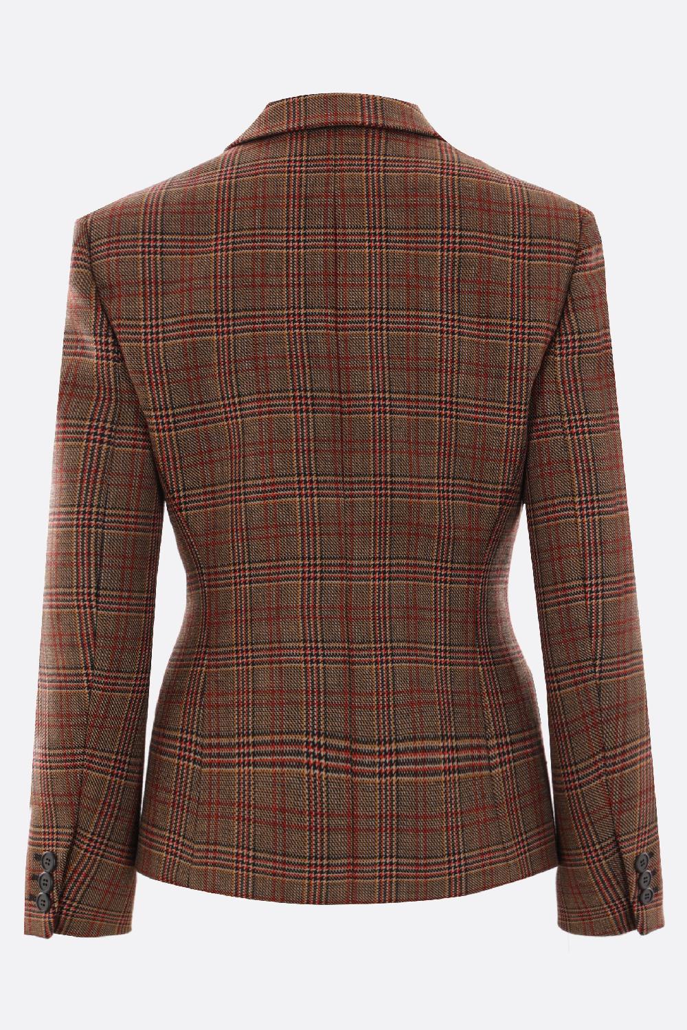 PRADA Giacca Monopetto In Lana Principe Di Galles