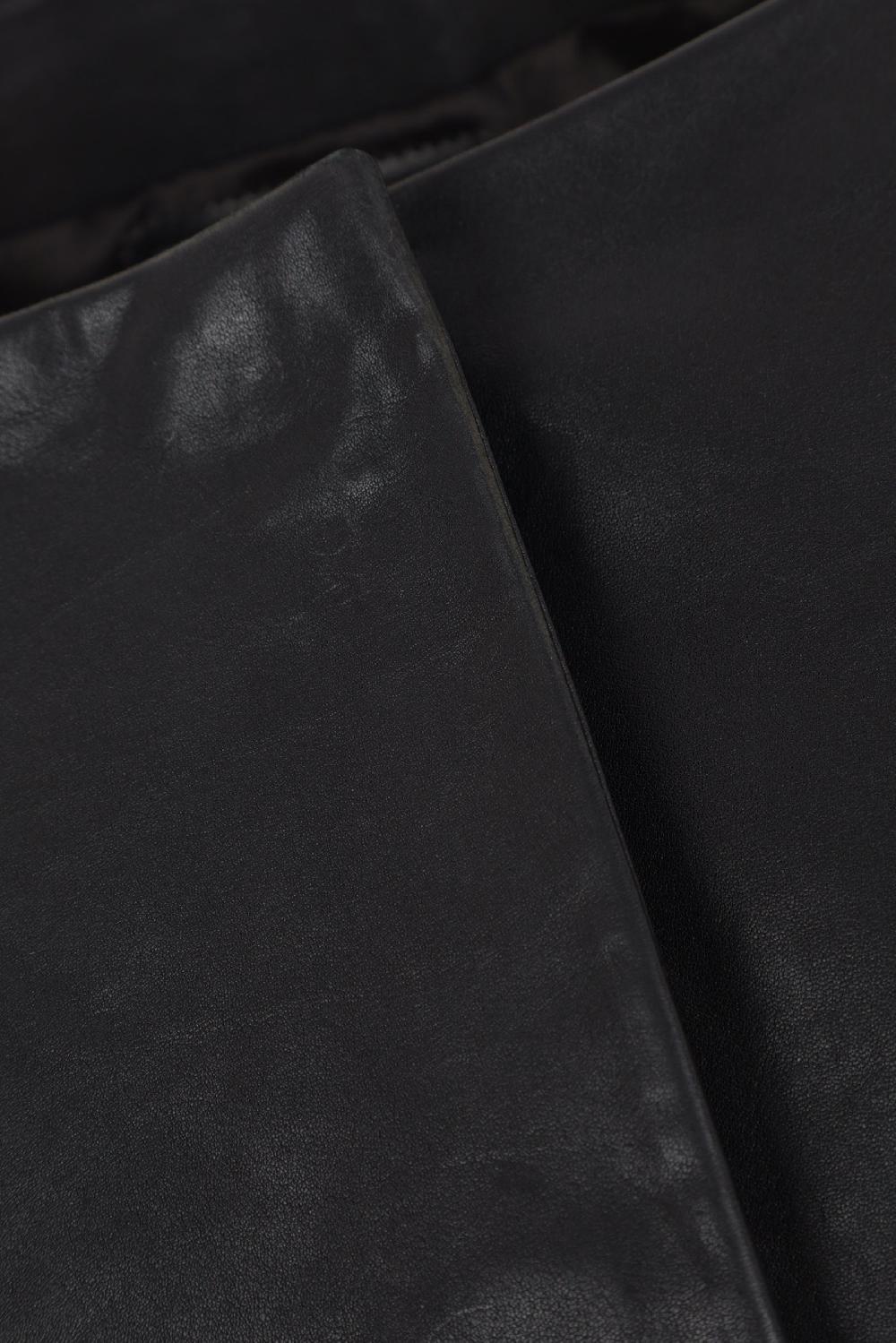 PRADA Giubbotto Cropped In Pelle