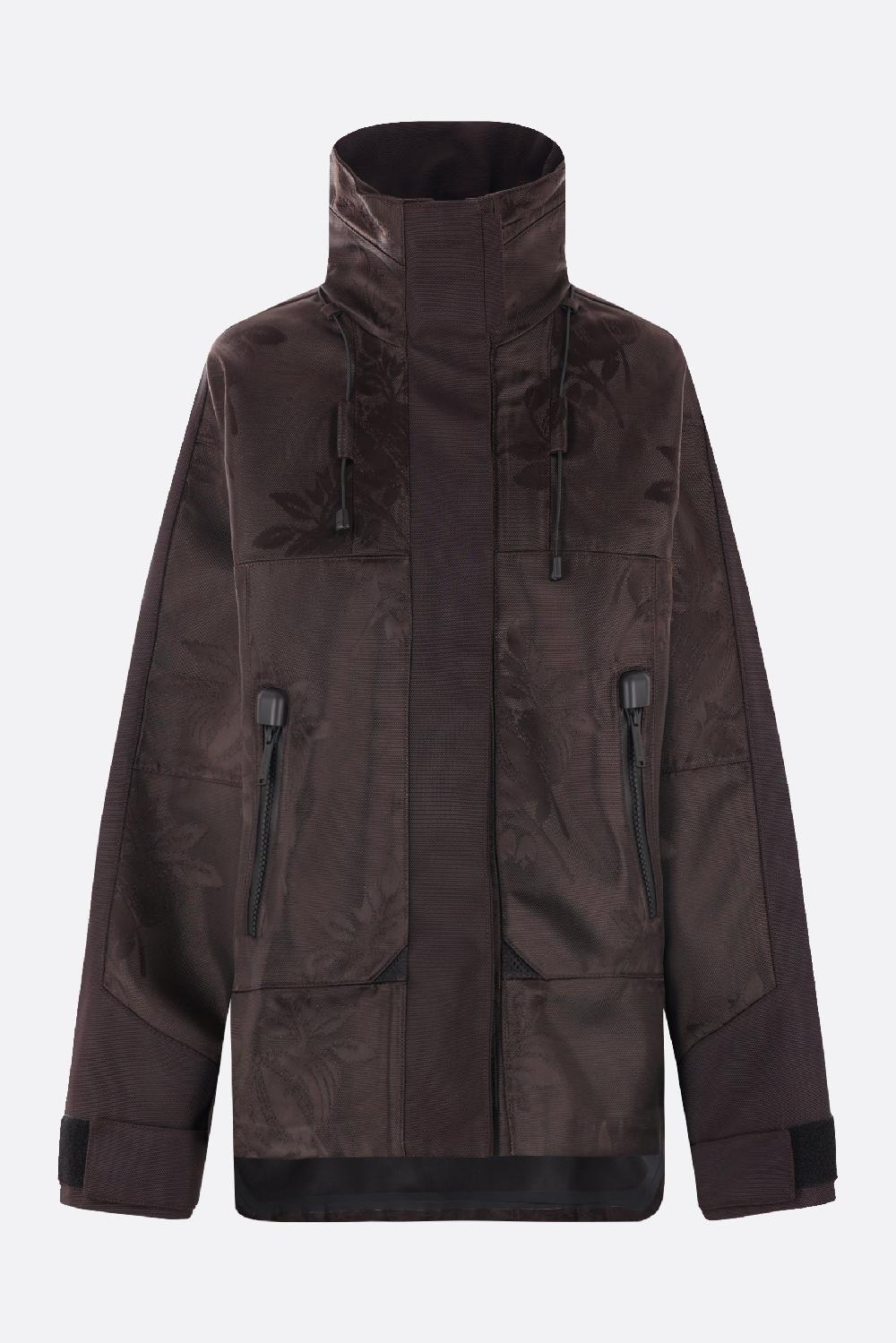 PRADA giubbotto in jacquard floreale