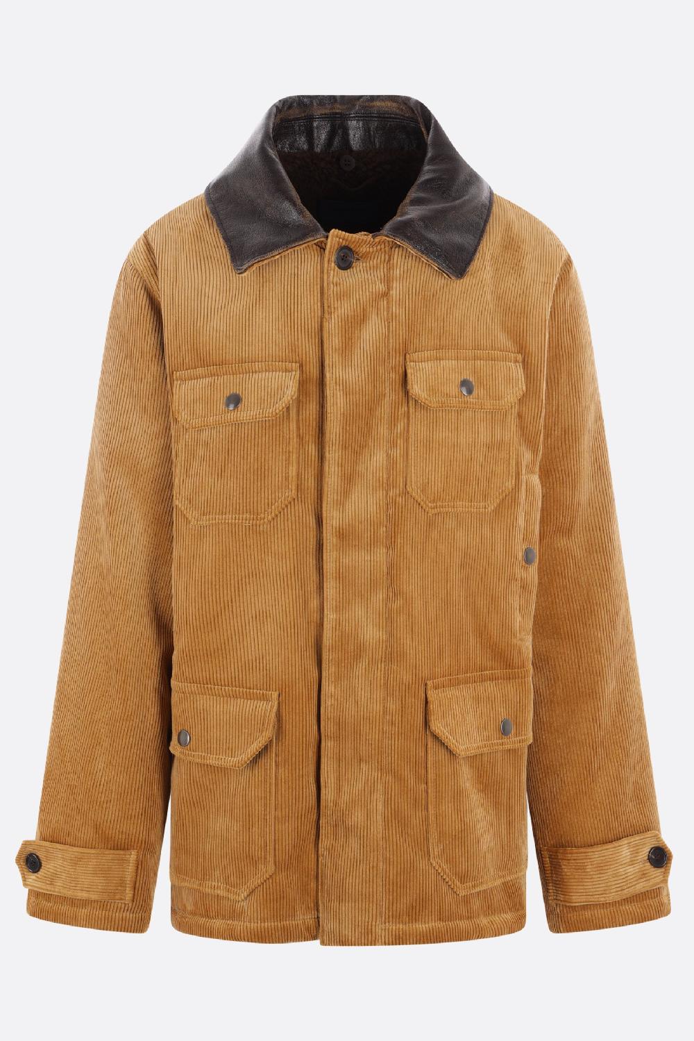 PRADA Giubbotto In Velluto A Coste