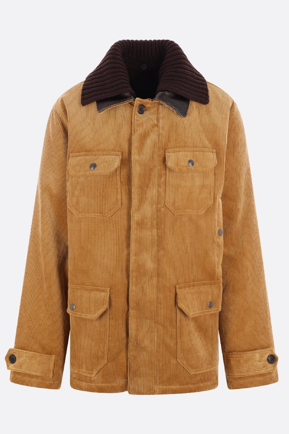 PRADA giubbotto in velluto a coste