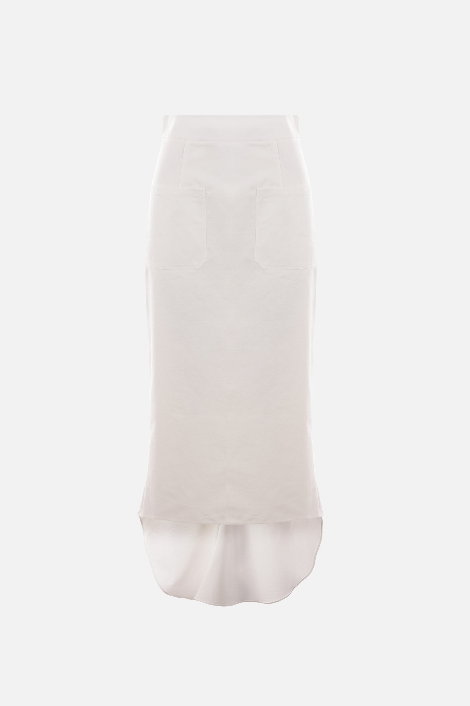 PRADA gonna a sirena in gabardine