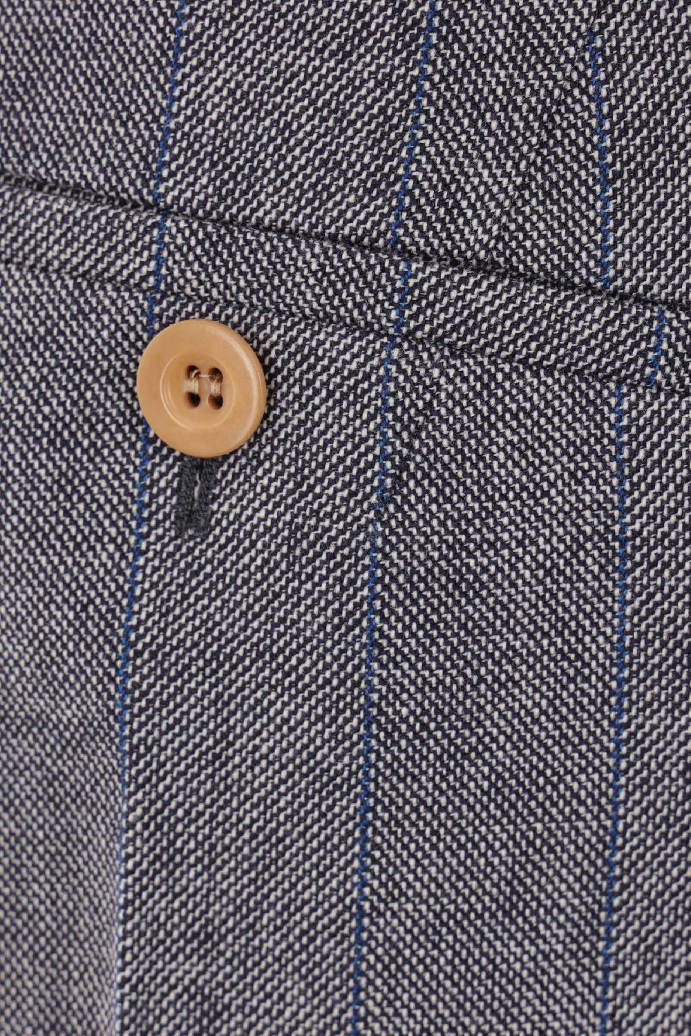 PRADA Gonna In Lana Gessata Con Cintura