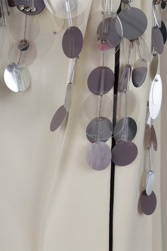 PRADA Miniabito In Sablé Con Decorazione Gioiello