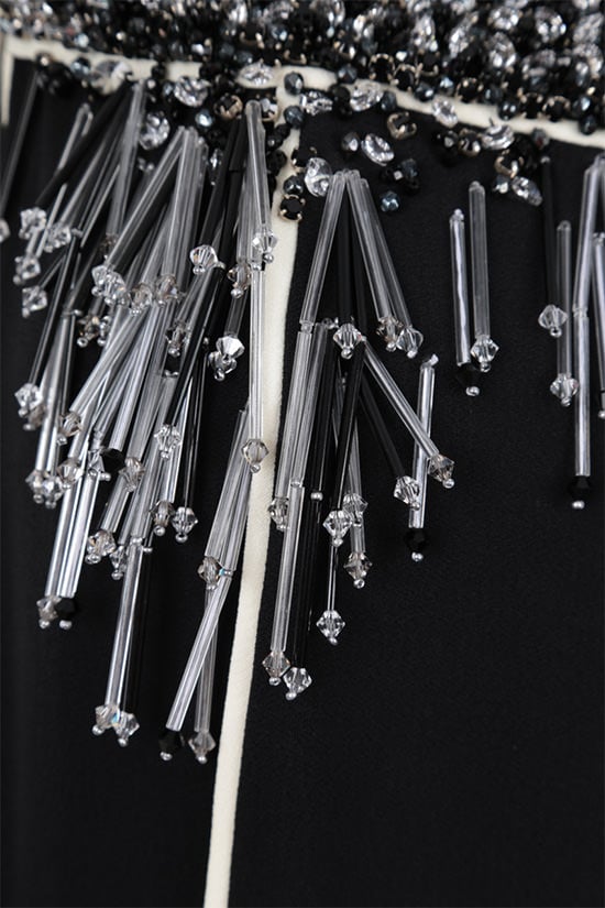 PRADA Miniabito In Sablé Con Decorazione Gioiello