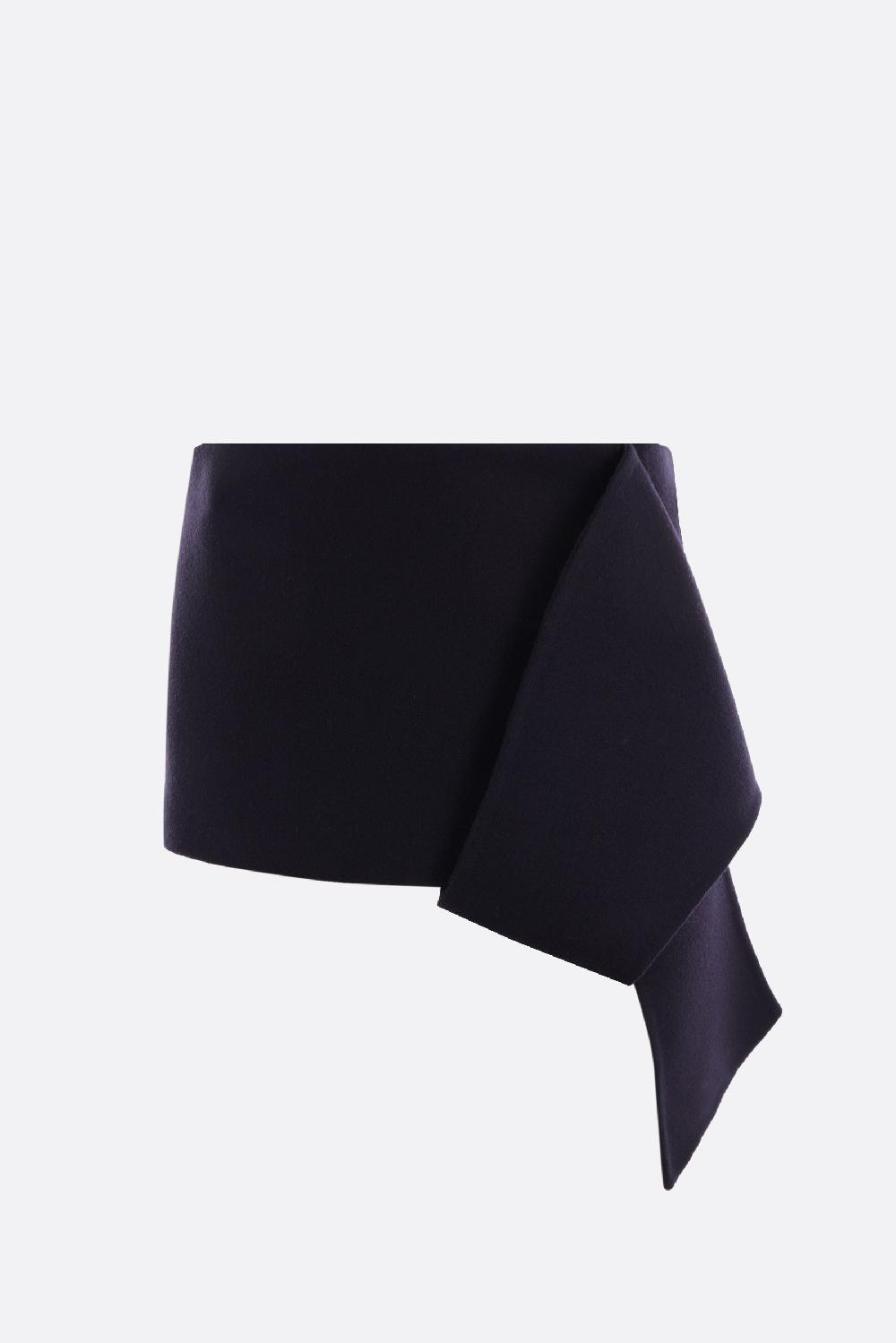 PRADA minigonna in lana e cashmere