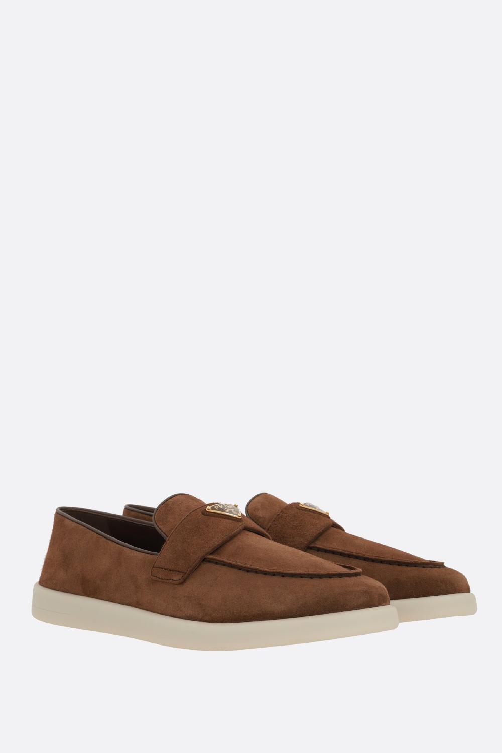 PRADA Mocassino In Suede