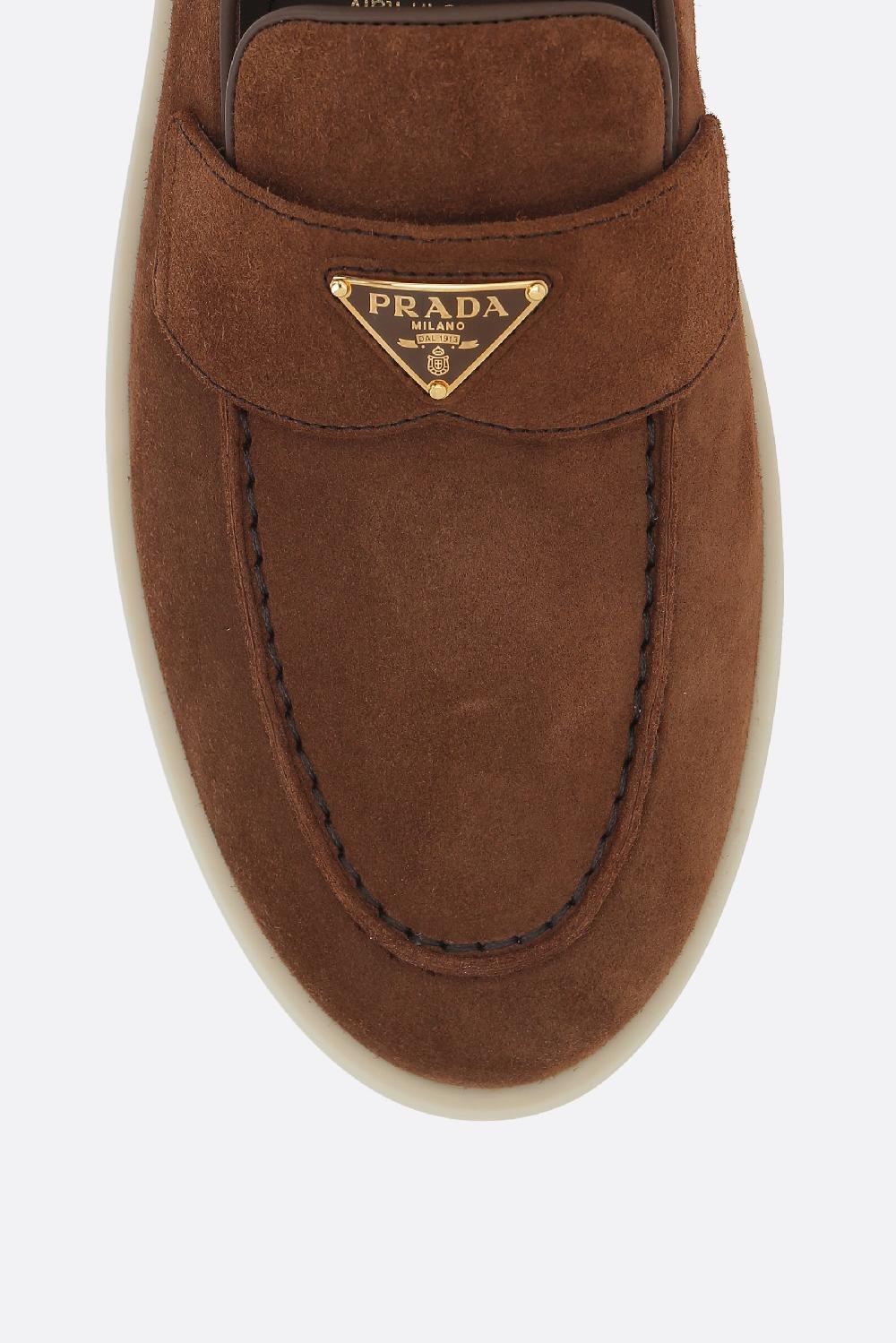 PRADA Mocassino In Suede