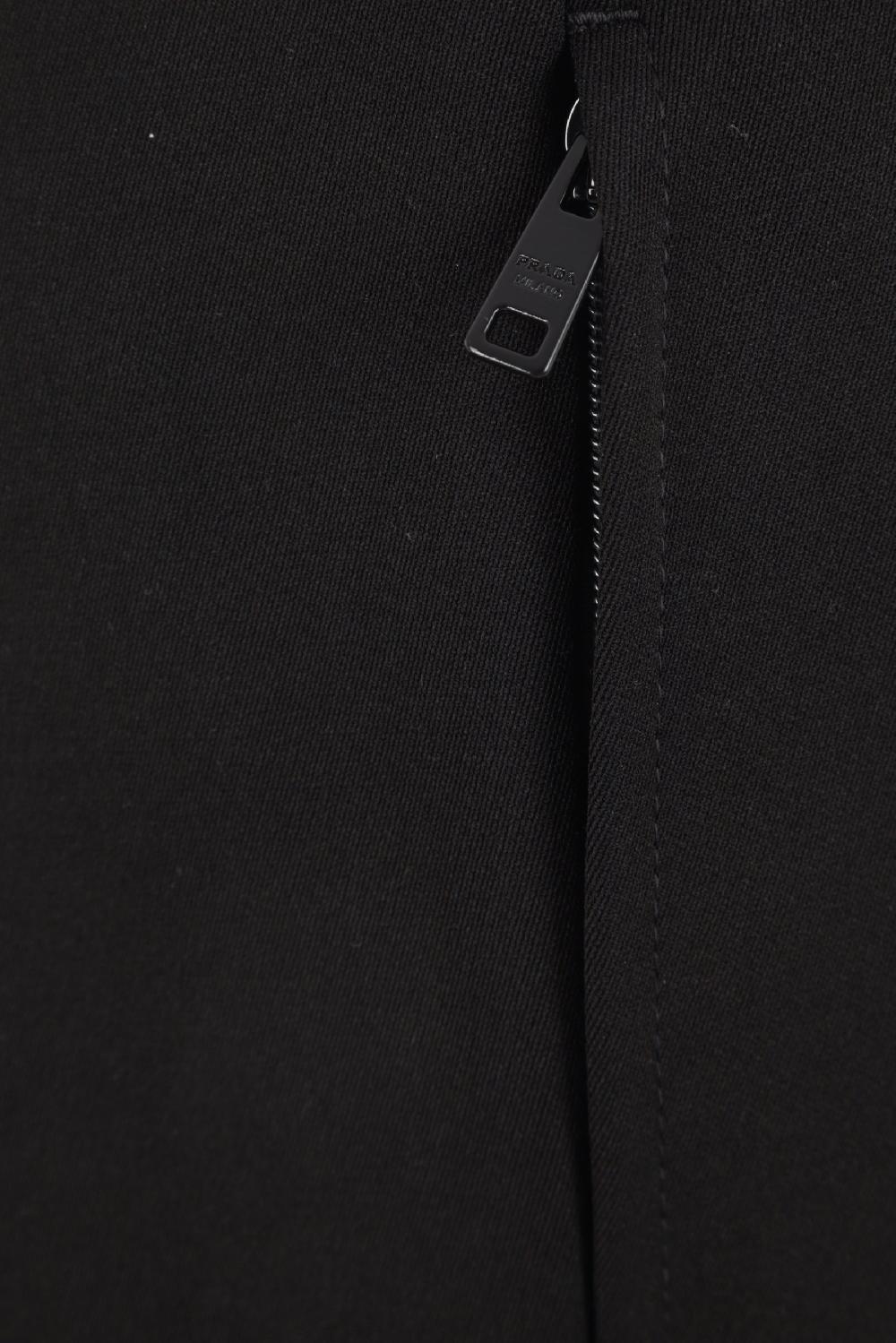 PRADA Pantalone In Grain De Poudre Stretch