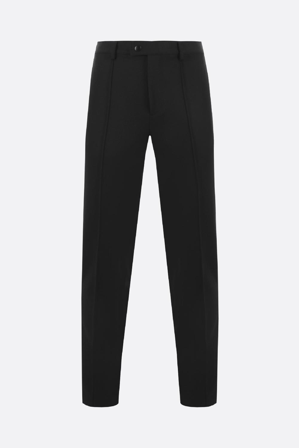 PRADA pantalone in grain de poudre stretch