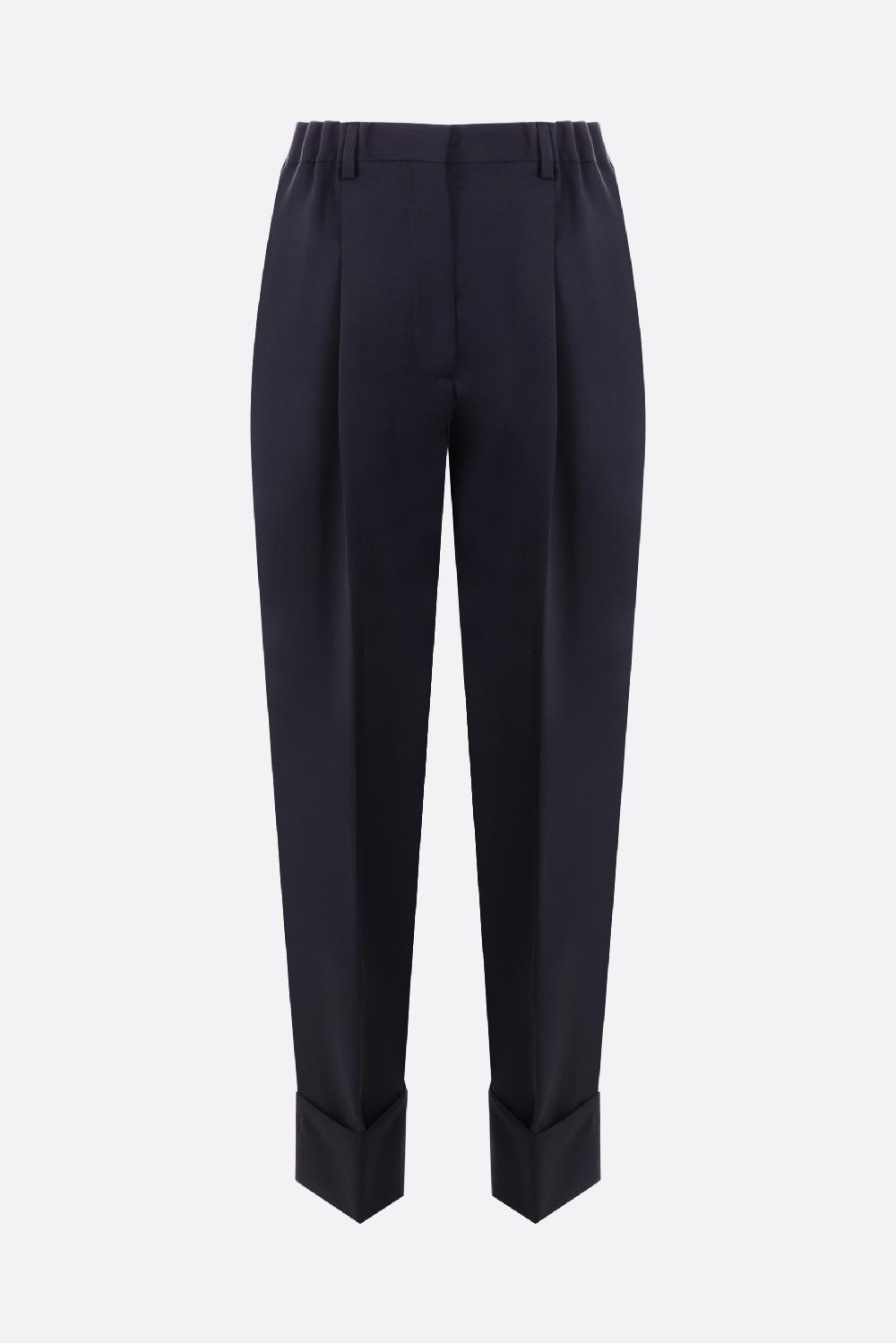 PRADA pantalone in lana e mohair