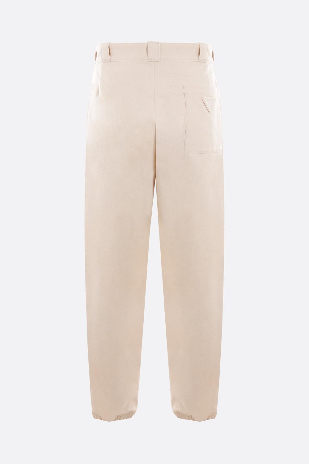 PRADA Pantalone Loose-fit In Cotone Chevron