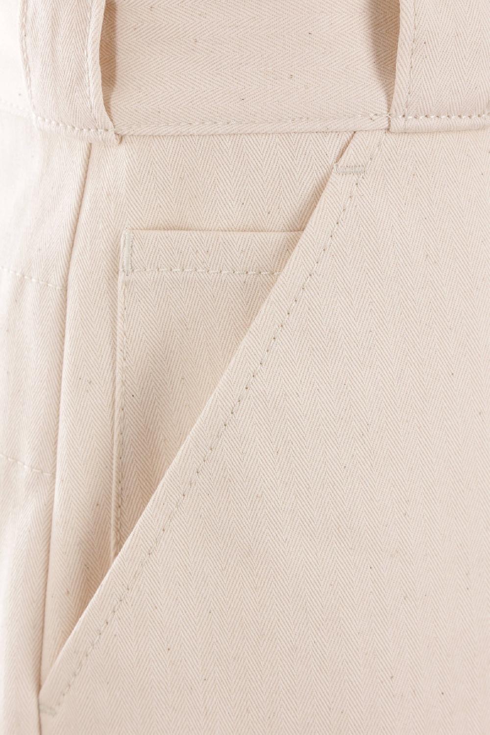 PRADA Pantalone Loose-fit In Cotone Chevron