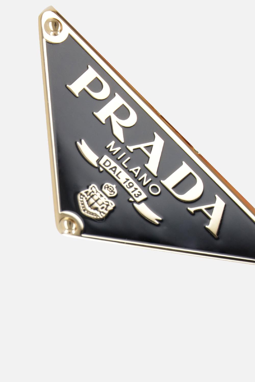 PRADA Portachiavi In Metallo Con Logo