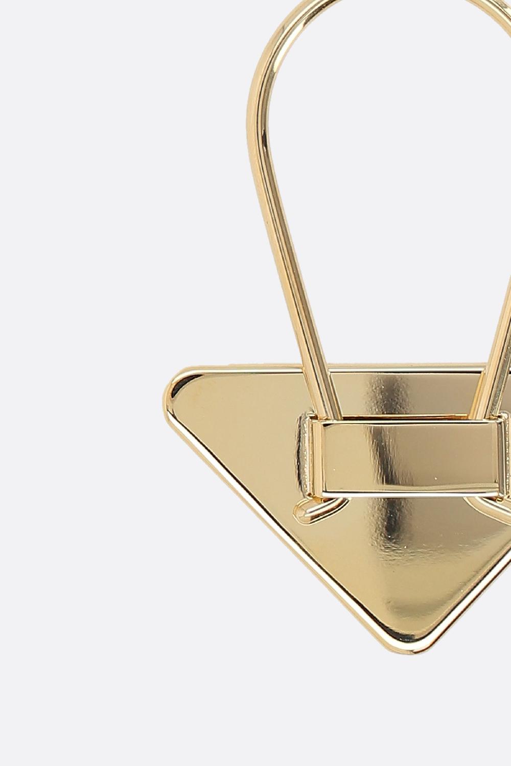 PRADA Portachiavi In Metallo Con Logo