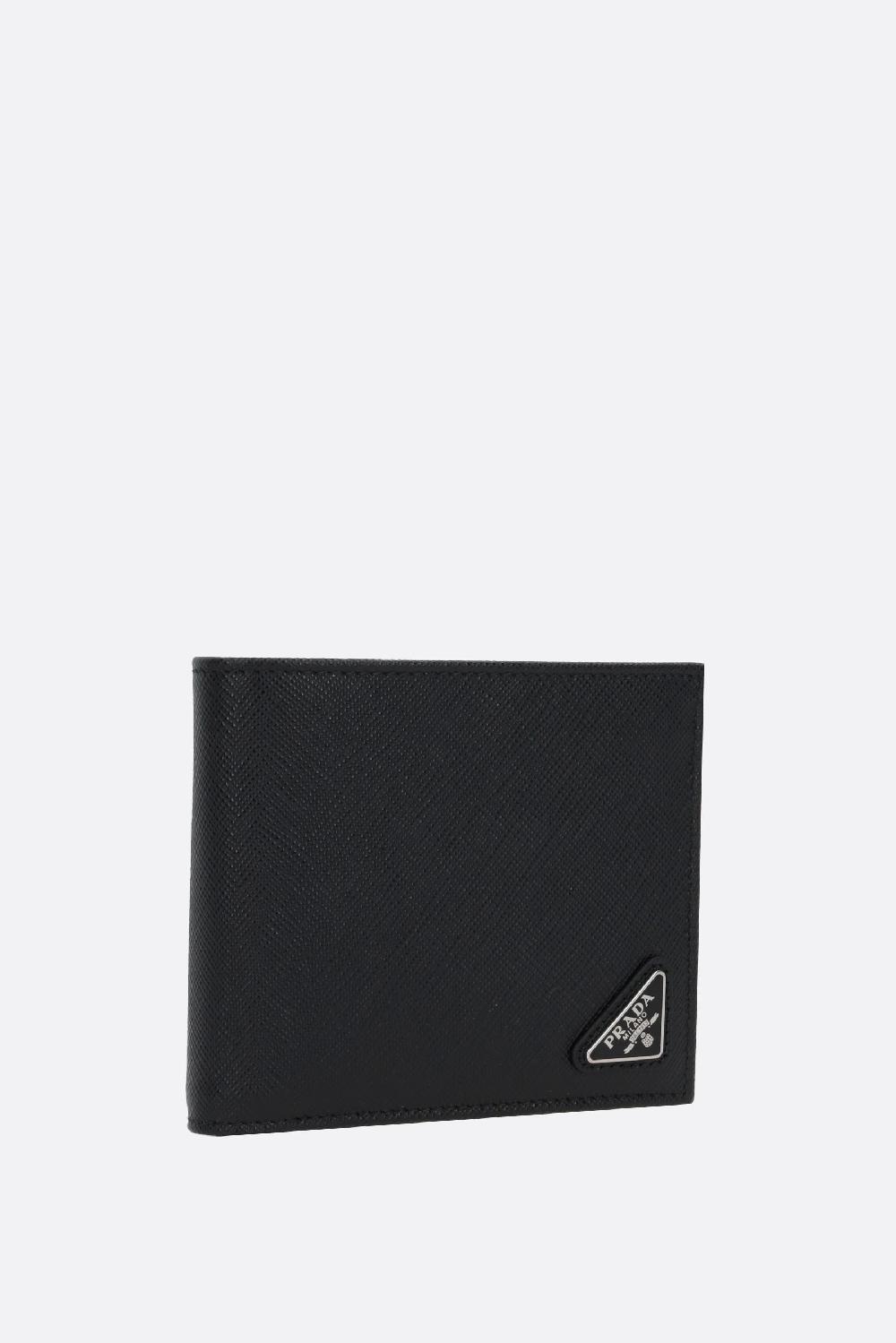 PRADA Portafogli Billfold In Pelle Saffiano