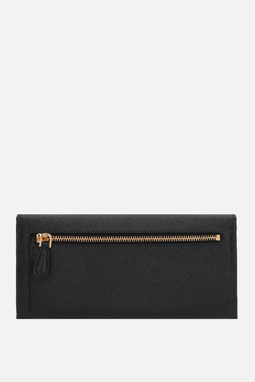 PRADA Portafogli Continental In Pelle Saffiano