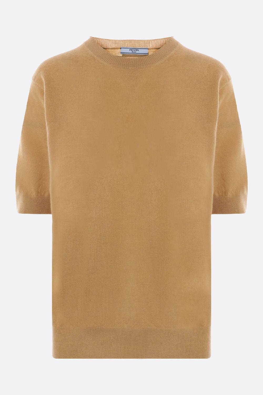 PRADA pullover a maniche corte in cashmere