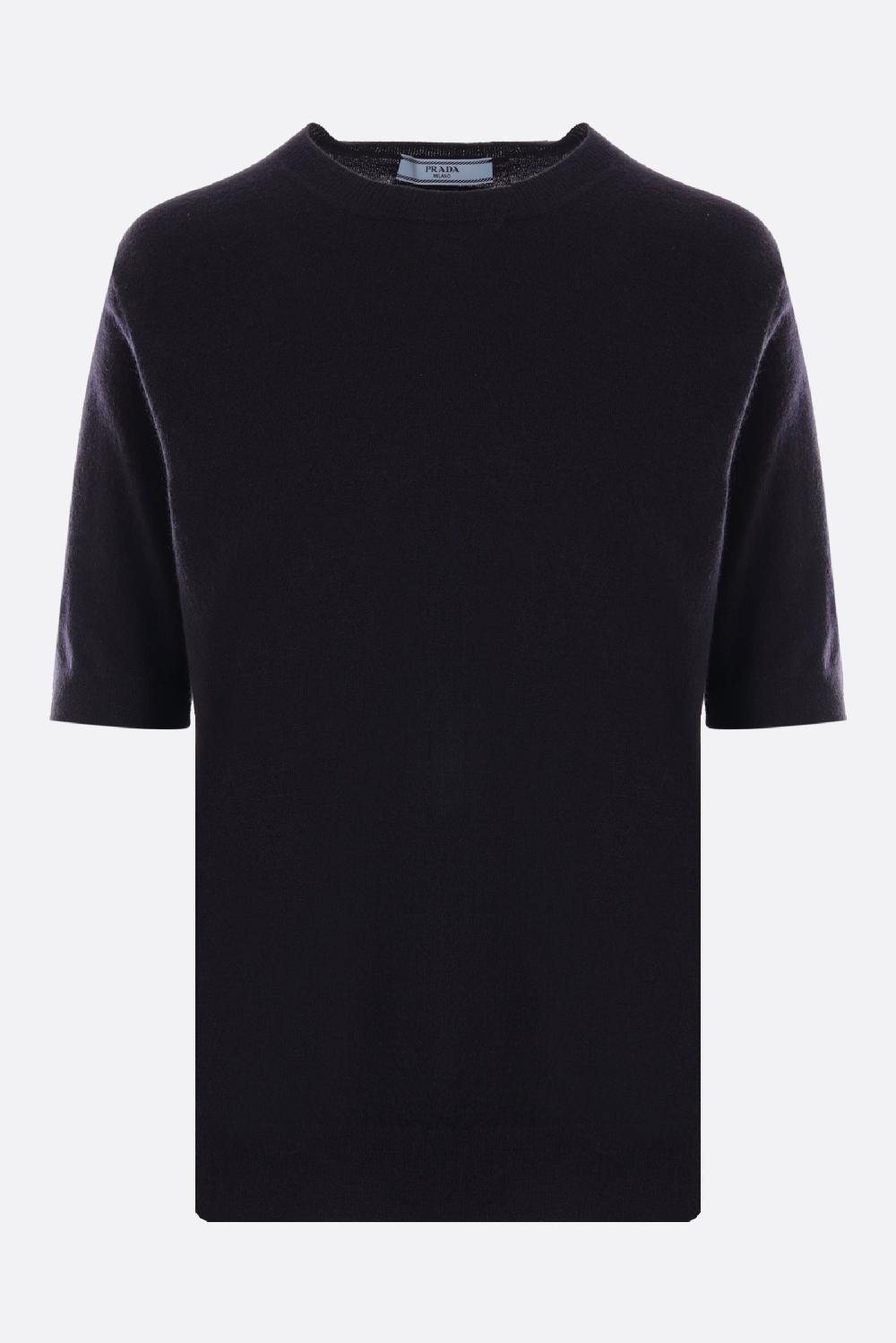 PRADA pullover a maniche corte in cashmere