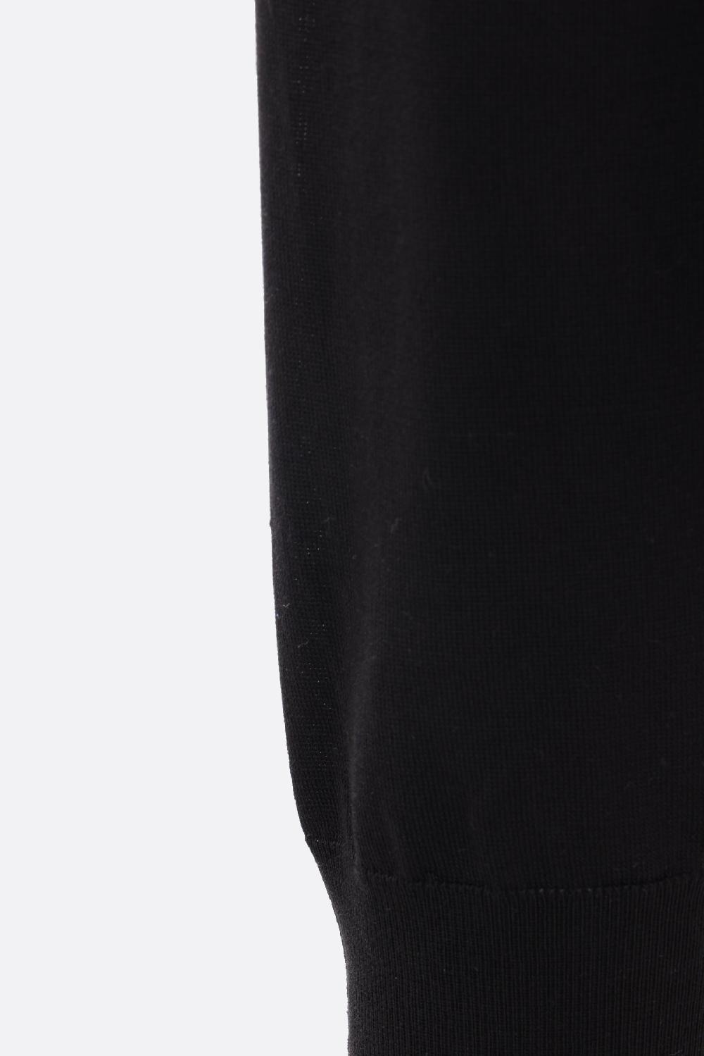 PRADA Pullover In Seta Intarsio Logo