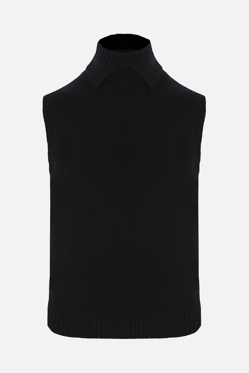 PRADA Pullover Smanicato In Cashmere