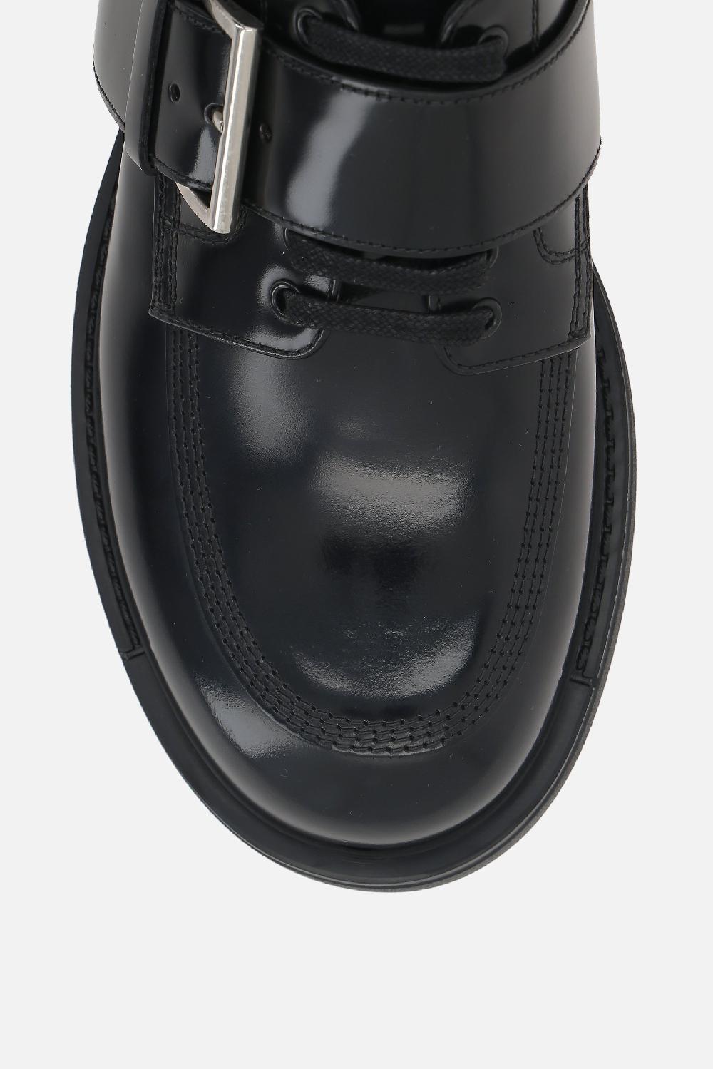 PRADA Scarpa Derby Diapason In Pelle Spazzolata