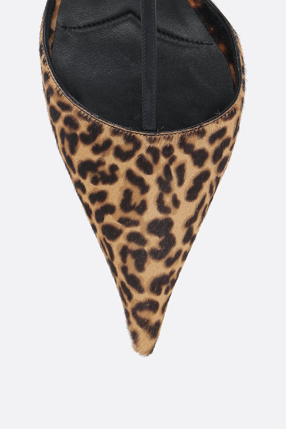 PRADA Slingback In Cavallino Stampa Leopardo