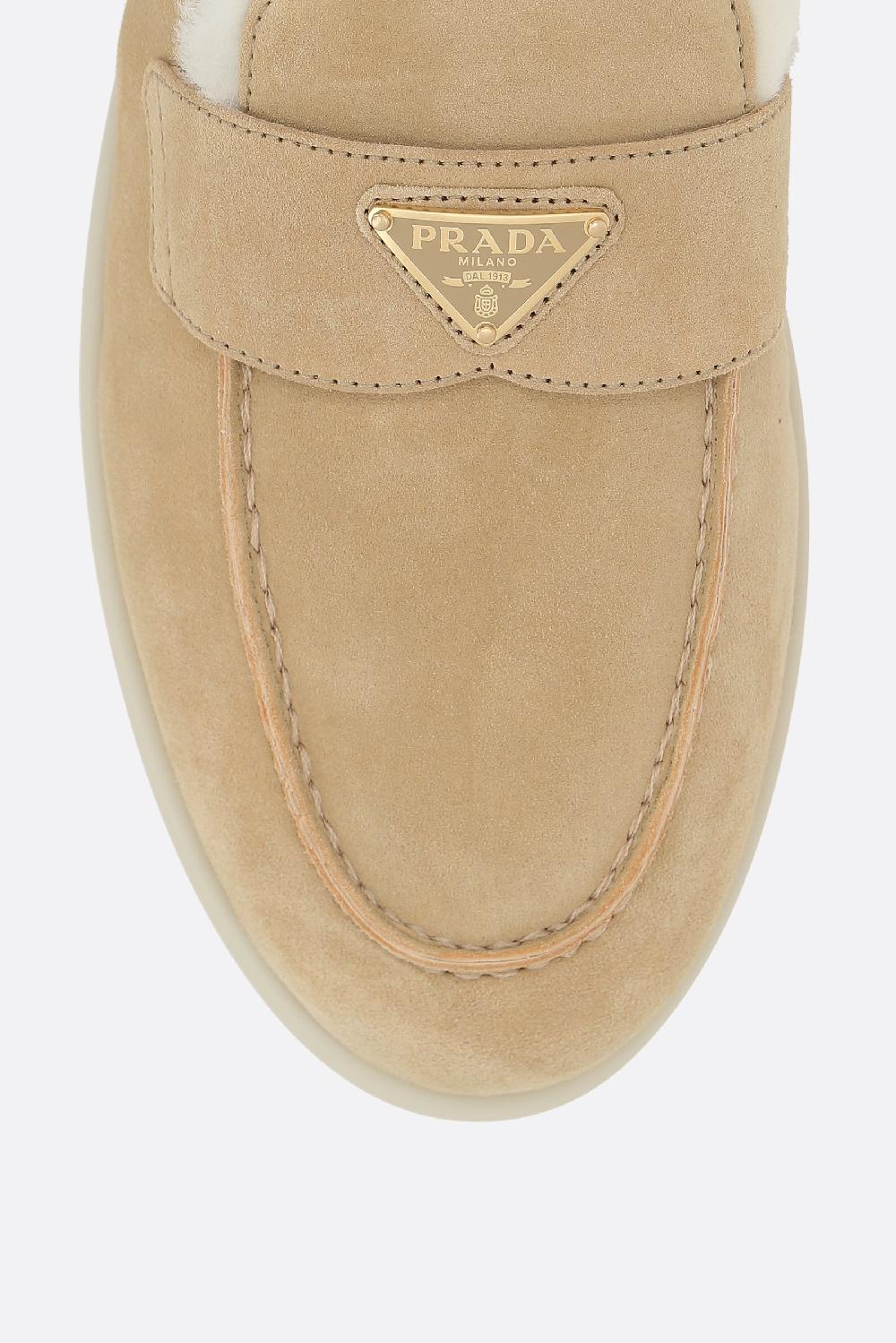 PRADA Slipper In Suede