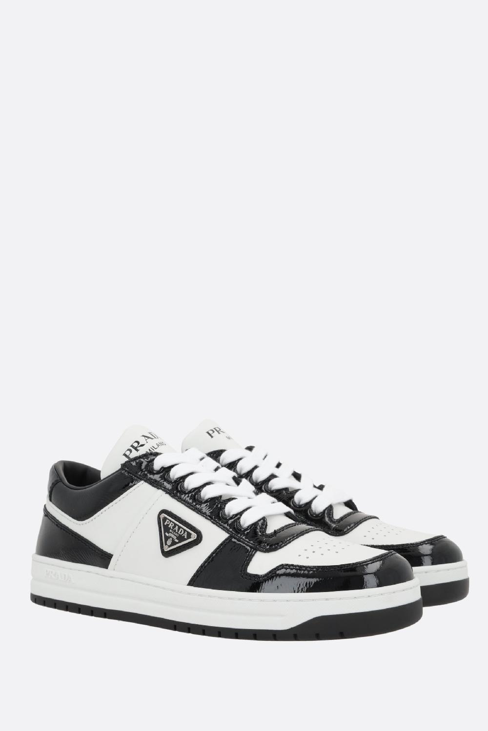 PRADA Sneaker Downtown In Pelle Liscia E Naplak
