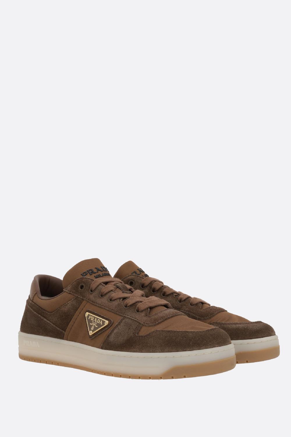 PRADA Sneaker Downtown In Suede E Nylon
