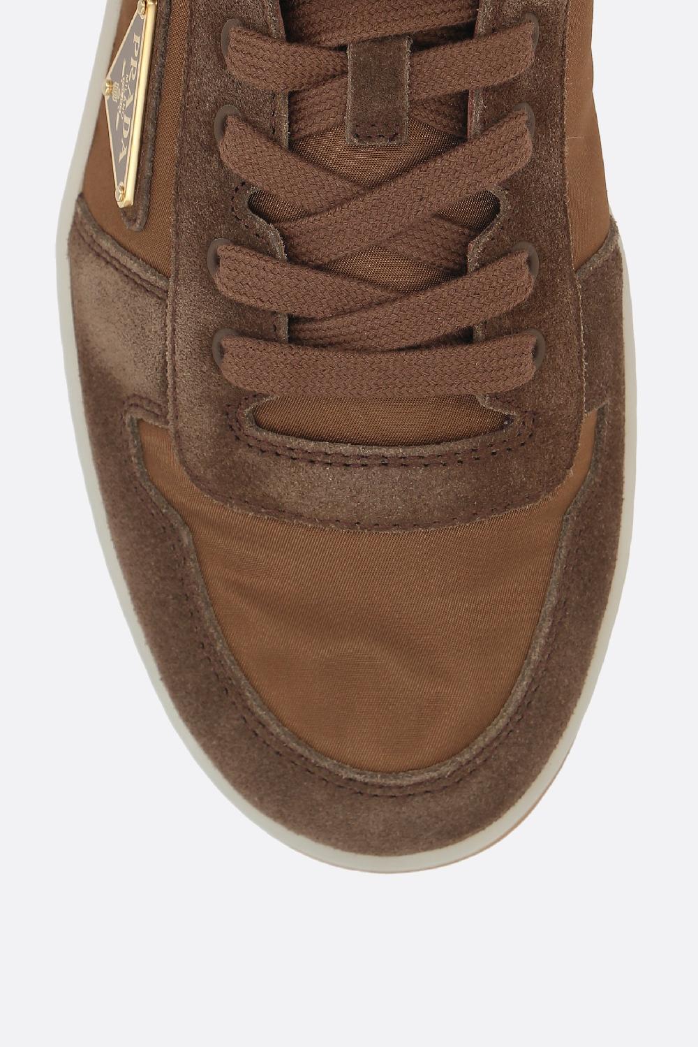 PRADA Sneaker Downtown In Suede E Nylon