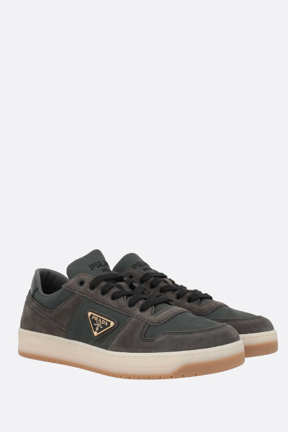 PRADA Sneaker Downtown In Suede E Nylon