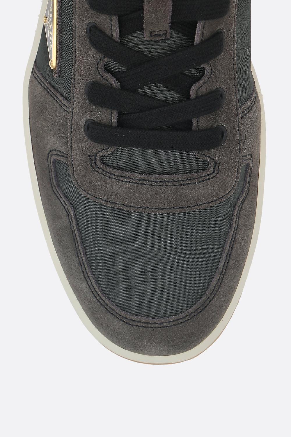 PRADA Sneaker Downtown In Suede E Nylon