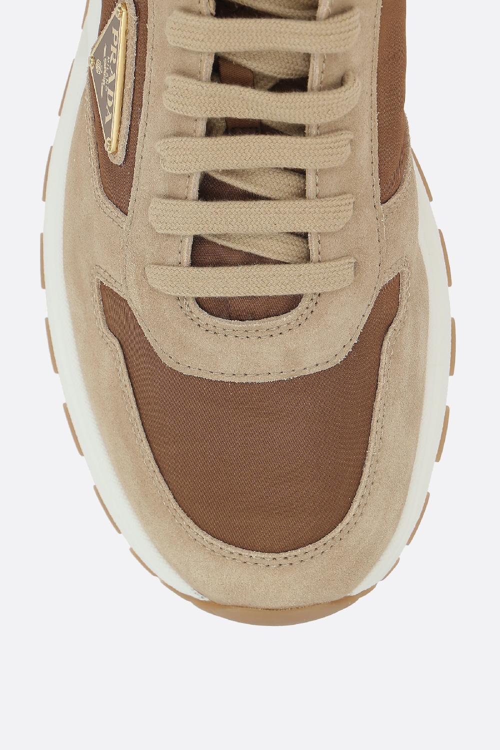 PRADA Sneaker Prax 01 In Suede E Nylon