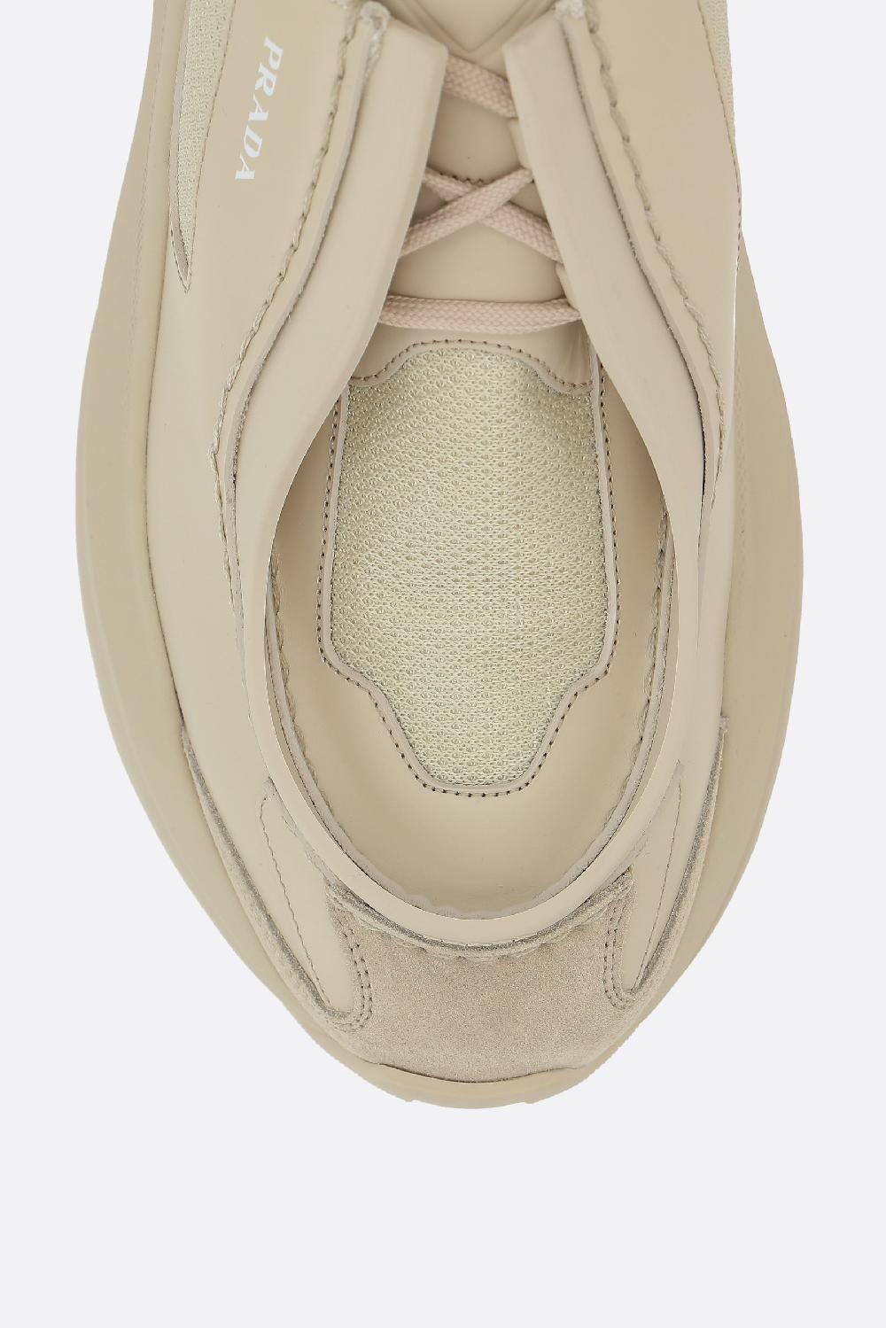 PRADA Sneaker Systeme In Un Mix Di Materiali