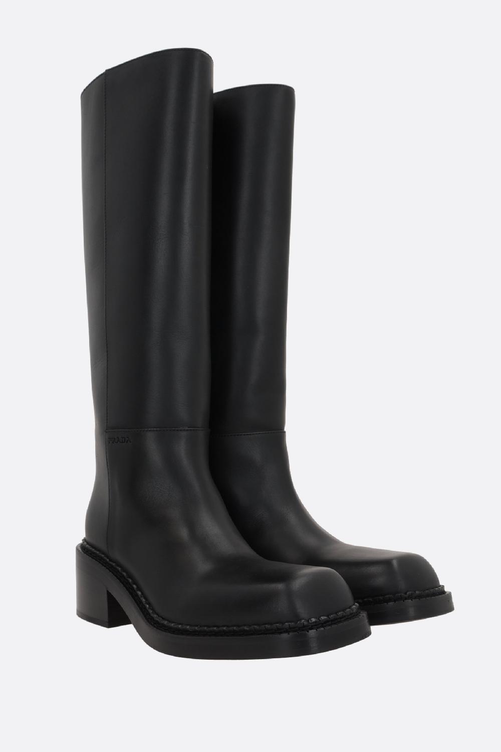 PRADA Stivale In Pelle Liscia